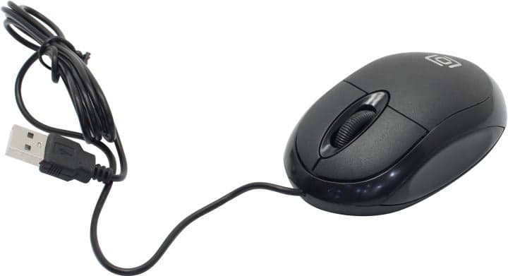 OKLICK Optical Mouse <105S> <Black> (RTL) USB 3btn+Roll <400941>