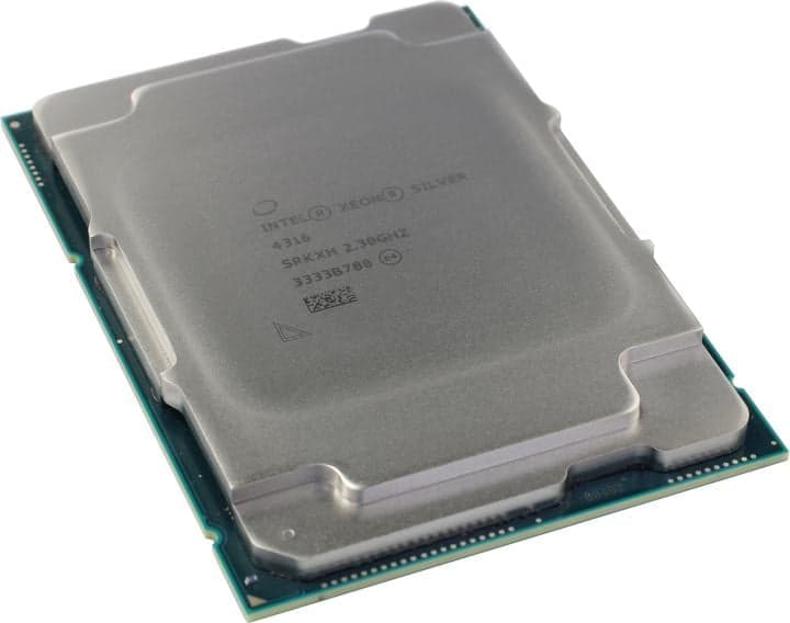 CPU Intel Xeon Silver 4316 2.3 GHz/20core/25+30Mb/150W/10.4 GT/s LGA4189