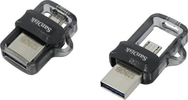 SanDisk Ultra Dual Drive m3.0 <SDDD3-128G-G46> USB3.0/USB micro-B OTG Flash Drive 128Gb (RTL