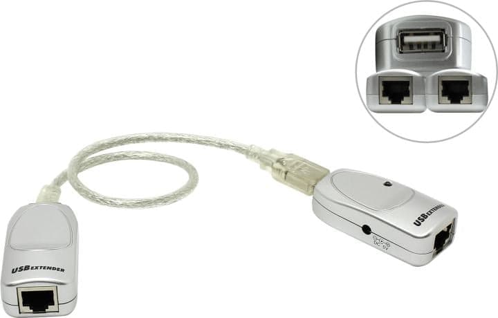 ATEN <UCE60-A> удлинитель USB 1.1 (до 60 метров через кабель кат.5/5e/6)