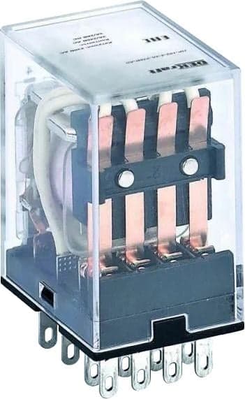 Промежуточное реле 4 конт. с LED инд. 3А 24В AC ПР-102