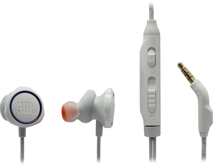 Наушники с микрофоном JBL QUANTUM 50 <White> (шнур 1.2м, с регулятором громкости) <JBLQUANTUM50WHT>