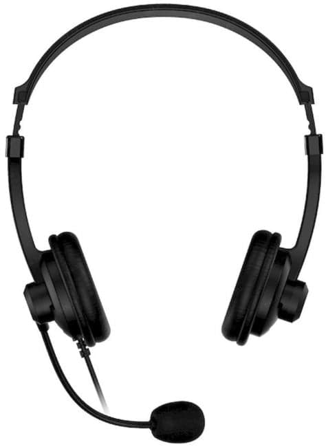 Наушники с микрофоном Genius HS-230U (USB, шнур 2.2м, с регулятором громкости)