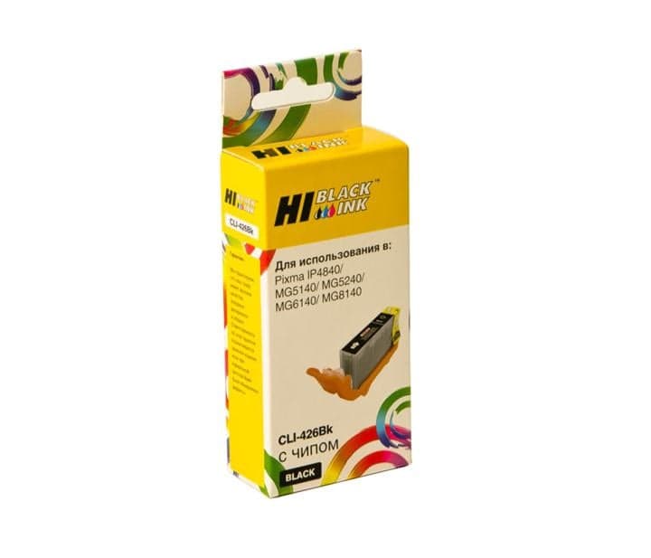 Картридж Hi-Black CLI-426BK Black для Canon PIXMA IP4840, MG5140/5240/6140/8140