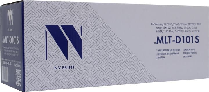 Картридж NV-Print MLT-D101S для Samsung ML-2160/2165/2167/2168,SCX-3400/3405/3407