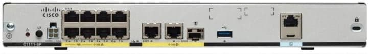C1111-8P CISCO ISR 1100 Ethernet Router, 8x LAN Ports, Dual WAN Ports