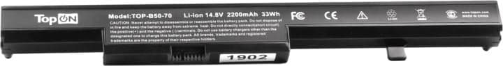 TopON TOP-B50-70 Аккумулятор для ноутбука Lenovo G550S, B50-30, B50-70 14.4V 2200mAh. PN: 121500192