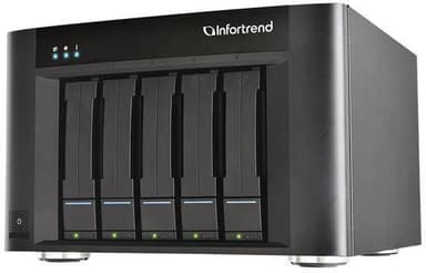 GSEP1050000C-8U32 Infortrend EonStor GSe Pro 100 5bay. desktop cloud-integrated unified storage, supports NAS, SAN, obj