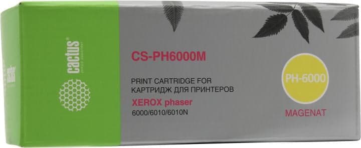 Картридж Cactus CS-PH6000M Magenta для Xerox Phaser 6000/6010, WorkCentre 6015