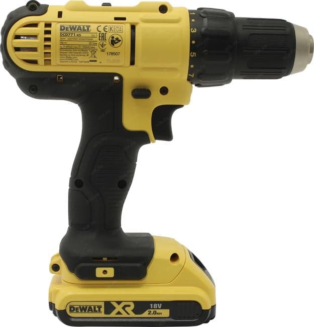 Дрель-шуруповёрт DeWALT DCD771D2-KS