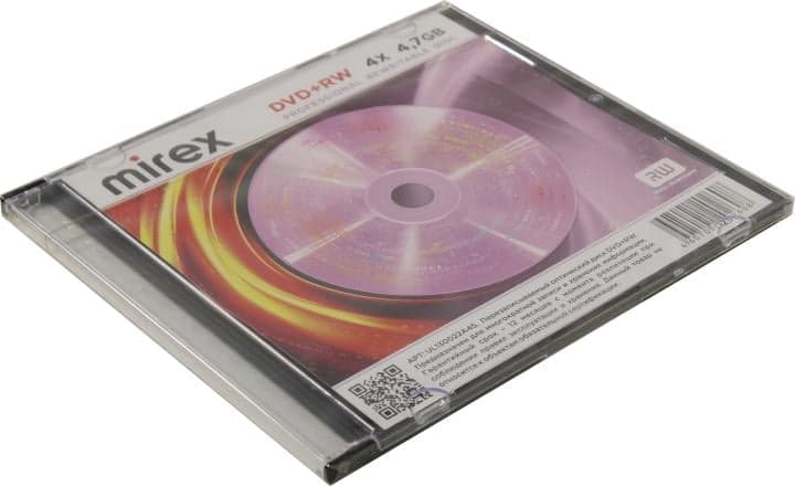 DVD+RW Disc Mirex 4.7Gb 4x <202608>