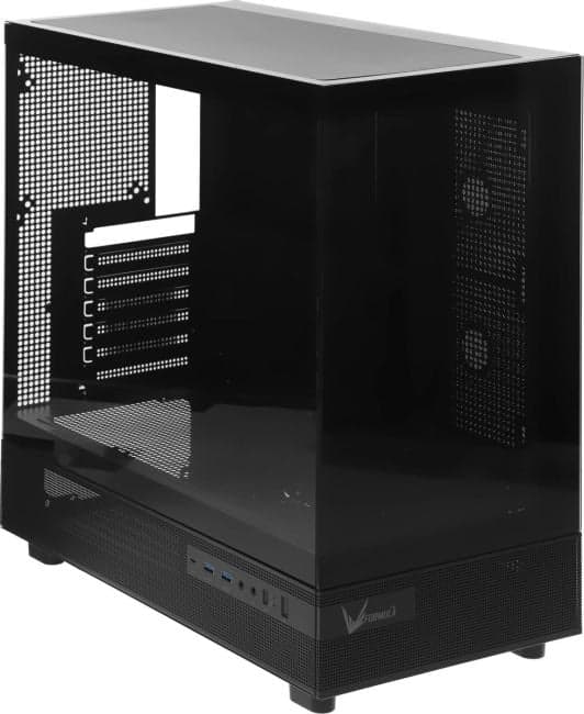CRYSTAL Z8 B Корпус Formula Crystal Z8 черный без БП ATX 9x120mm 6x140mm 1xUSB3.0 audio bott PSU