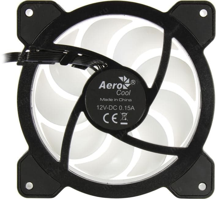 Aerocool Saturn 12F ARGB Pro (120x120x25мм 3шт, 19.6дБ, 1000 об/мин)