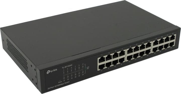 TP-LINK <TL-SF1024D> Неуправляемый коммутатор (24UTP 100Mbps)