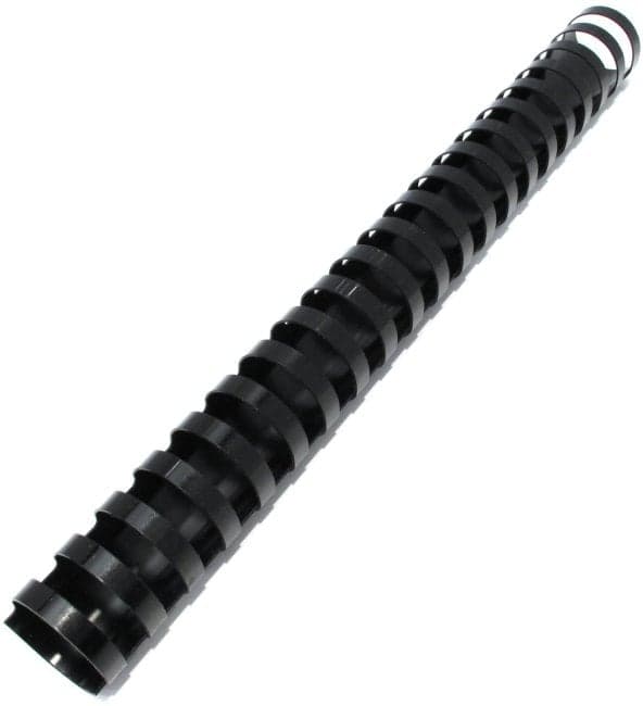 Fellowes <53489> Пластмассовые гребёнки для переплёта (Black, A4, 21отв, d=28мм, уп.50шт)