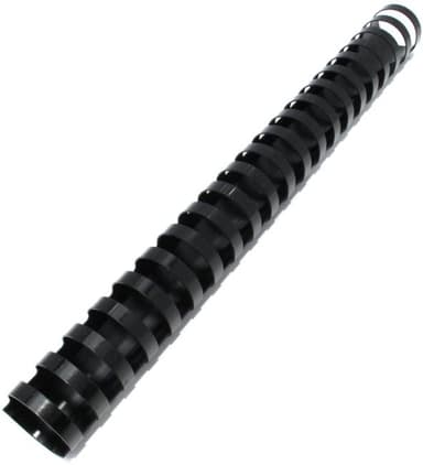 Fellowes <53489> Пластмассовые гребёнки для переплёта (Black, A4, 21отв, d=28мм, уп.50шт)