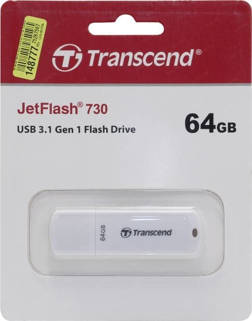 Transcend <TS64GJF730> JetFlash 730 USB3.0 Flash Drive 64Gb (RTL)
