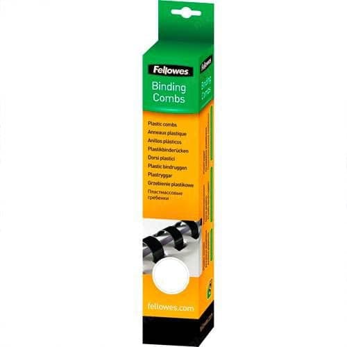 Fellowes <CRC53300> Пружины для переплета пластиковые (White, A4, d=6мм, уп.25шт)