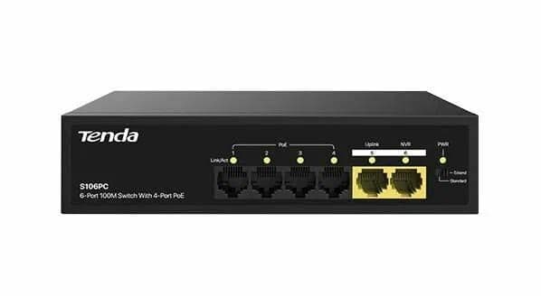 Коммутатор 6PORT 100M S106PC TENDA