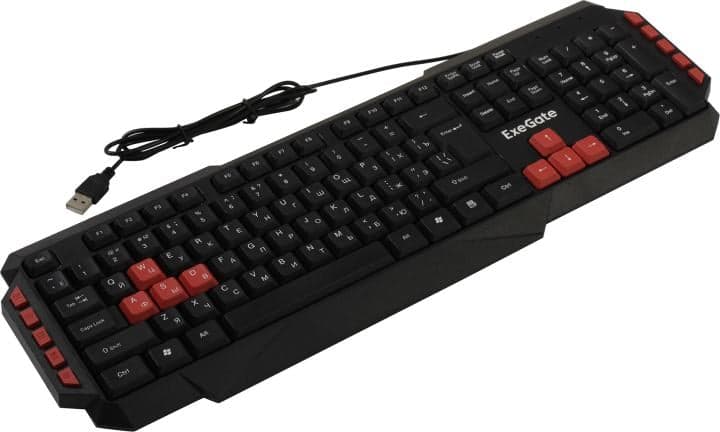 Клавиатура ExeGate LY-505M <USB> 104КЛ+10КЛ М/Мед <EX296103RUS>