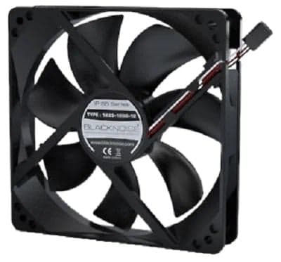 1225-19-12 Вентилятор промышленный Noiseblocker IP55 Serie 1225-19-12, 120x120x25 мм, 1900 об/мин, 35 дБА, напр. 12В