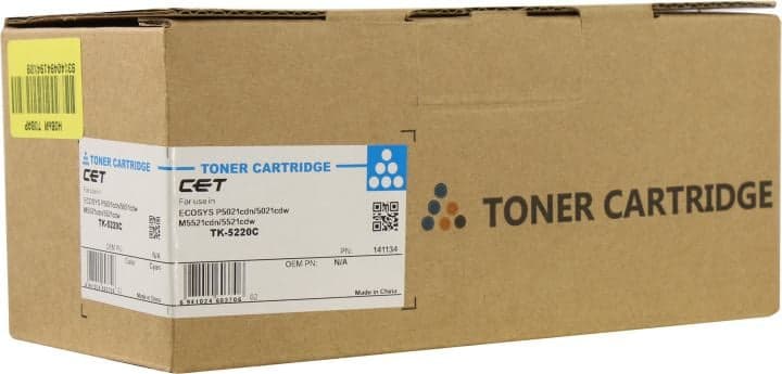 Тонер-картридж CET 141134 (TK-5220C) Cyan для Kyocera P5021/M5521
