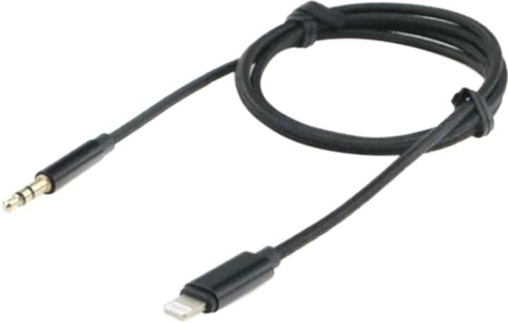 CCAB-AP35M-1M-B Кабель-переходник USB Cablexpert CCAB-AP35M-1M-B, Lightning/Jack3.5, Mobile, 1м, черн, коробка