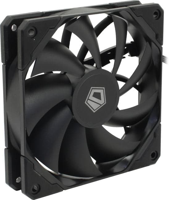 ID-Cooling <ID-FAN-TF-12025-PRO BLACK> (4пин, 120x120x25мм, 15.2-32.5дБ, 700-1800об/мин)
