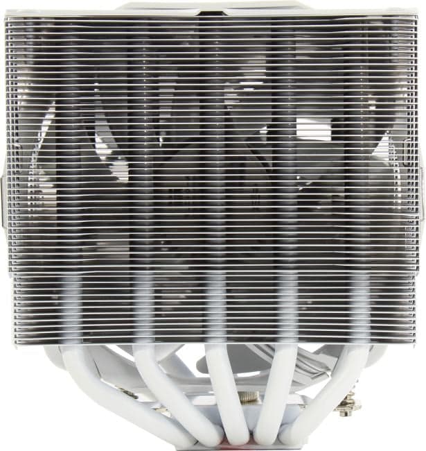 Thermalright <Frost Commander 140 White> (4пин, 115x/1200/1700/2011/2066/AM4, 30.2дБ,1850об/мин,Cu+тепл.трубки)