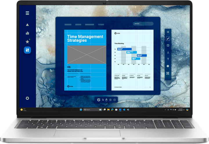 Pro16-7615 DELL 16 Pro Ultra 7 255U 16” 16:10 FHD+,60Hz,IPS,Non-Touch, AGl,16GB 1TB ,Backlit,FPR,Linux,KB Eng/Rus