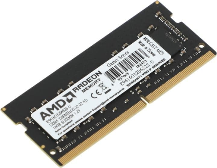 R9416G3206S2S-U AMD Radeon DDR4 16GB 3200Mhz So-DIMM 1.2V RTL