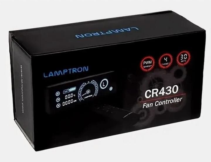 LAMP-CR430BRB Панель управления вентиляторами Lamptron Fan Controller CR430-Blue&Red
