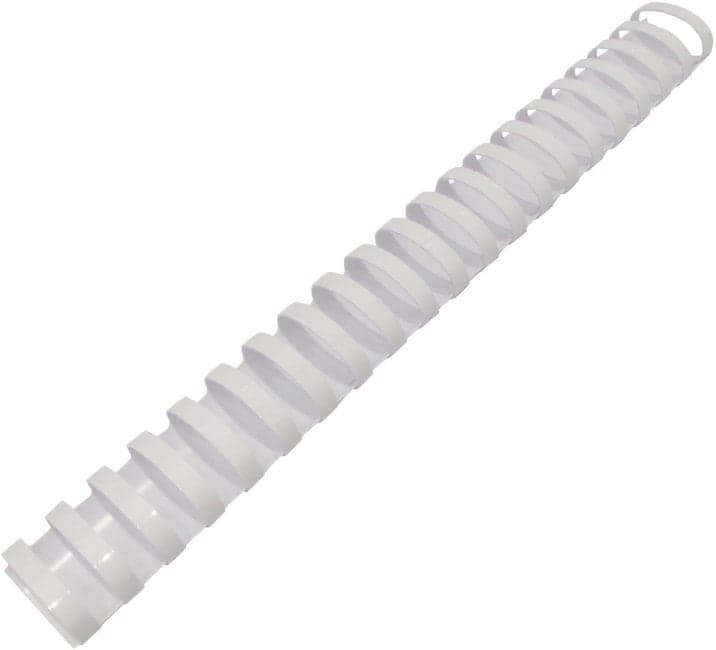 Fellowes <53490> Пластмассовые гребёнки для переплёта (White, A4, 21отв, d=32мм, уп.50шт)