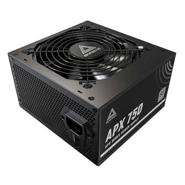 Montech APX 750W / ATX 2.43, APFC, 80 PLUS Standard, DC-DC, 120mm fan, non-modular / XWYA11-750W