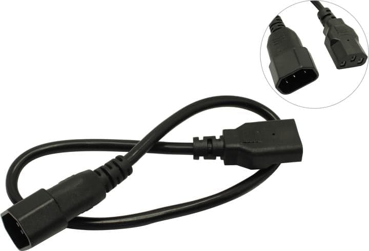 ExeGate EC-0.5P <EP280619RUS> Кабель IEC-320-C13 - IEC-320-C14 0.5м