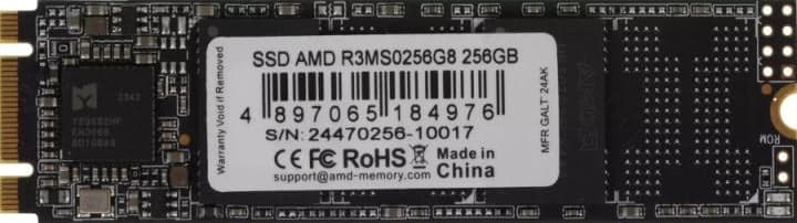 SSD 256 Gb M.2 2280 B&M 6Gb/s AMD Radeon R3 <R3MS0256G8>