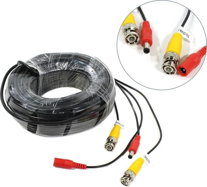 Orient <CVP-30> Кабель BNC+питание для камеры видеонаблюдения, 30м