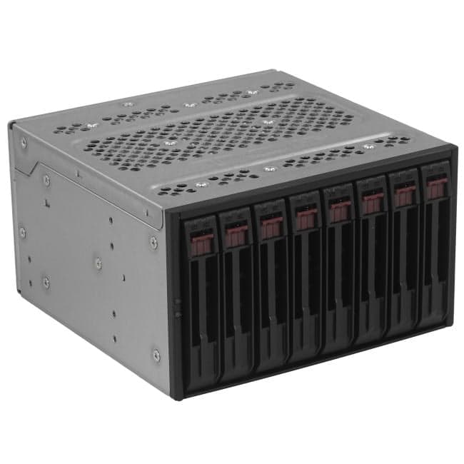 SuperMicro <CSE-M28SACB> Mobile Rack Black (8Hot-swap SAS/SATA HDD) для корп-в SC842/835/743/745/747/748