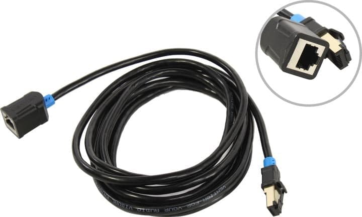 Vention <IBLBI> Patch Cord удлинитель SSTP кат.6 3м, чёрный