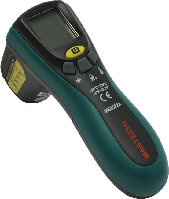 MASTECH <MS6522А> Бесконтактный инфракрасный термометр (-20~300°C ±(2%+2), AAAx2) (13-1233)