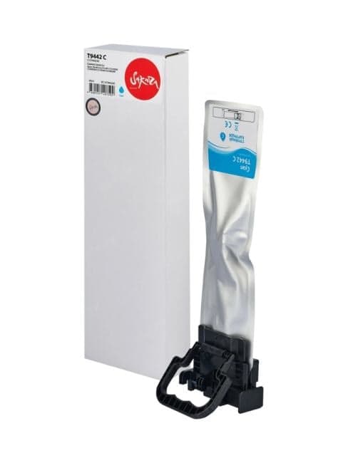 SIC13T944240 Контейнер с чернилами Sakura C13T944240 (T9442 C) для Epson WorkForce Pro голубой, 45 мл., 3000 к.