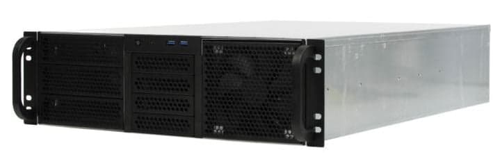 RE306-D3H8-E8-55 Корпус 3U ,3x5.25+8HDD,черный,без БП(2U,2U-redundant),глубина 550мм,MB EATX 12"x13",8slot