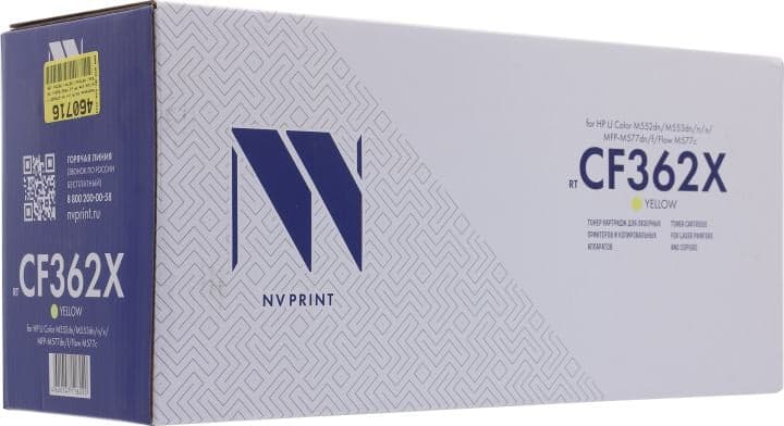 Картридж NV-Print NV-CF362X Yellow для HP LJ M552/553n/ M553x/ M577dn/ M577f/ M577c (9500k)