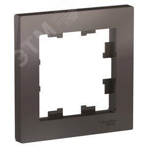 Schneider Electric ATN000601 Рамка однопостовая ATLASDESIGN мокко