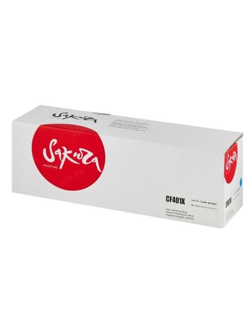 SACF401X Картридж SAKURA CF401X для HP Color LaserJet Pro M252n/M252dn/MFP277dw/277n, синий, 2300 к.