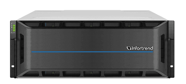 GS3024R03C0FD-8U32 Infortrend EonStor GS 3000 Gen3 4U/24bay Dual controller, 4x12Gb/s SAS Exp.,4x25GbE(SFP28)+4x host