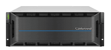 GS3024R03C0FD-8U32 Infortrend EonStor GS 3000 Gen3 4U/24bay Dual controller, 4x12Gb/s SAS Exp.,4x25GbE(SFP28)+4x host