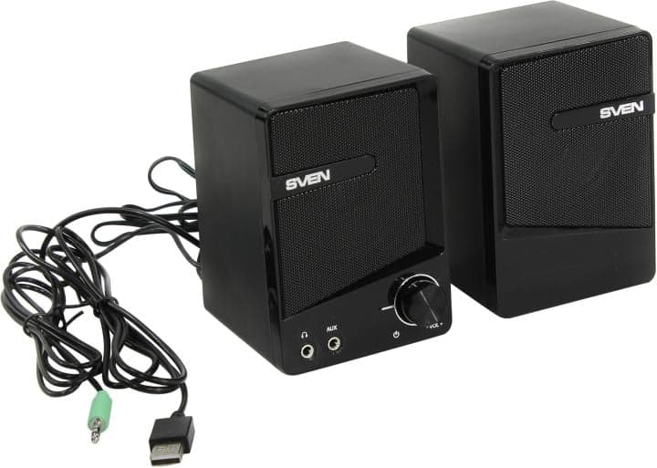 Колонки SVEN 248 Black (2x3W, питание от USB)