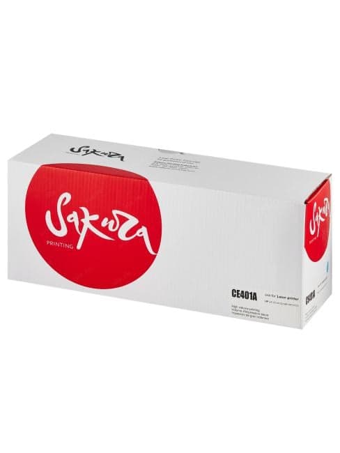SACE401A Картридж SAKURA CE401A для HP Enterprise 500 Color M551n/525f/525dn/570/575f, синий, 6000 к.