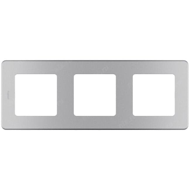 Legrand 673952 Рамка 3 поста INSPIRIA алюминий